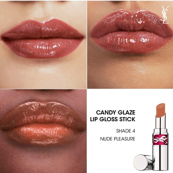 👄 YSL Loveshine Candy Glaze Lip Gloss Stick - Picture 2 of 7